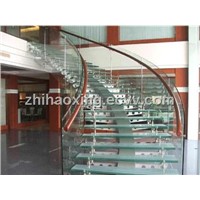 straight stairs glass,Spiral stairs glass