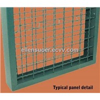 eco-mesh/structure panel used as living wall