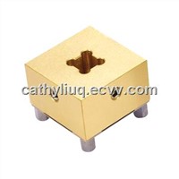 square coppersmith for holding the workpieces