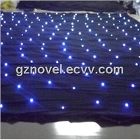 customize size fireproof led star curtain