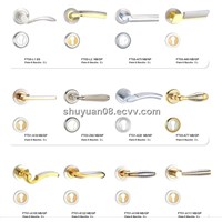 zinc alloy door handle, lever handle)