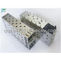 SFP shell /SFP cage /SFP Cage/SFP socket connection head /SFP Connector 2*1
