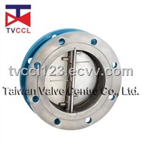 Double Flange Type Dual Plate Check Valve With Retainerless