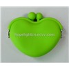 Heart Shape Silicone Coin Pouch