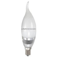 3W high power candle bulb lights for indoor
