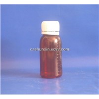 Amber PET Plastic Medicine Bottle for Liquid