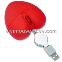 Heart Shape gift Mini Laptop Computer  Mouse (VST-MM208)