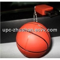 OEM Basketball Shaped USB Flash Memory Driver