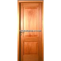 Solid Panel Wood Interior Hotel Room Door