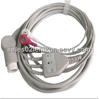 Philips One-piece ECG Cable with leadwires