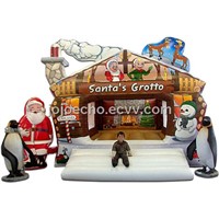 2012 New Inflatable Christmas bouncer slide