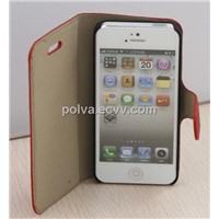 2012 Newest Design Leather Case for iPhone 5