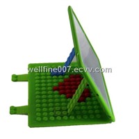 2012 Newly Promotional Block Design Silicone IPad Case With Two Stands Supply From China