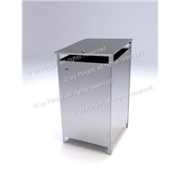 304 stainless steel trash can outdoor storage box,capacity 120L and 240L,customized order accepted