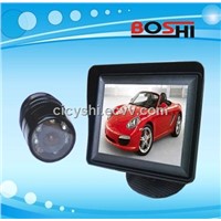 3.5 inch mini car reversing system with digital minitor and waterproof camera