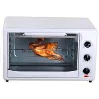 45L white home baking electric toaster oven with rotisserie function