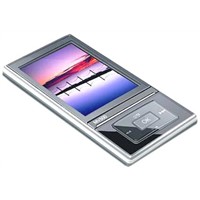 4GB Great Promotion Gift Stylish Silver MP3 / MP4 Player with FM Radio Function