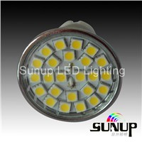 4W LED Spotlight SMD5050 24pcs GU10 Cap
