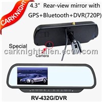 4.3 inch rear view monitor with Navigation and 720P DVR