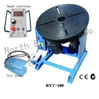 500 kg BYT-500 Welding Turn Table with  Dia. 100mm center hole welding positioners  CE Approved