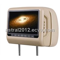 AST-9817HD 9&amp;quot; HD LED Headrest Monitor with slot in DVD Player and Detachable Pillow