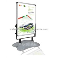 Advertising Outdoor Poster Stand with Plastic Water-base