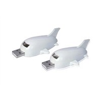 Airplane Shape Plastic USB Flash Drive Plastic USB Memory