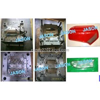 Bicolor auto lamp injection moulds, double shot mould supplier