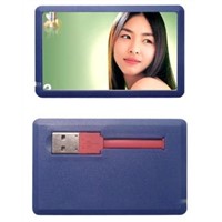 Cable Credit Card USB Flash Drive with Full Color Printing