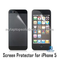 Clear HD back and front double screen protector for iPhone 5