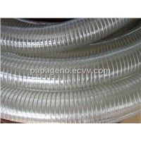 Clear steel wire hose