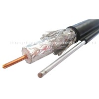 Coaxial cable RG11 w/messenger For CATV