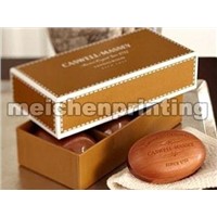 Convenient paper box for cosmetic and toiletries products packaging