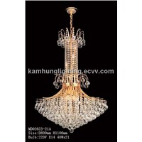 Crystal pendant lamp with Gold Finish (MD02623-21A)