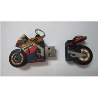 Customize PVC Motocycle USB Flash Memory .Motocycle Flash Drive USB
