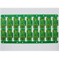 Double-sided Aluminum Based PCB with 2-layered HASL Lead-free Surface Treatment