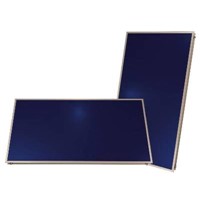 Flat plate solar collector, solar water heater