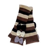 Girls' Cheap Winter Knitted Gloves Without Fingers 2012