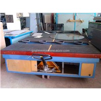 Glass tilting talbe for moving big-size glass