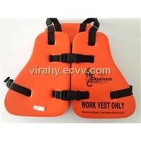 Haiyi Brand PVC Plastic Three Working Life Jacket