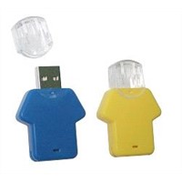Hotsell Different Color t-Shirt Shape Plastic USB Flash Driver