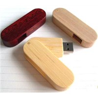 Hotsell Swivel Wooden USB Flash Memory