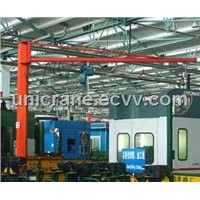 KBK model pillar mounted flexible Jib crane