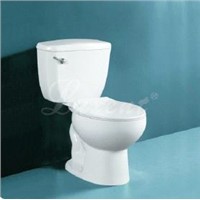 Left hand trip lever toilet Siphonic two piece toilet S-trap 300mm