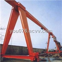 MH Model Electric Hoist Gantry Crane with Lifting Capacity 32T and Girder Covered by the Shafts