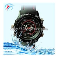 Mini Watch with Water-Resistant Cameras / Supports Photo Resolution of 1, 280 X 960 Pixels (DV-04)