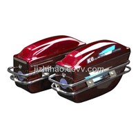 Motorcycle Hard Saddlebags (JZH-527) universal fit with brake lights