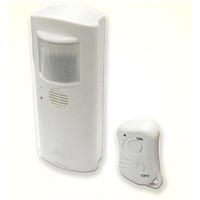 PIR alarm with auto dial and remote control