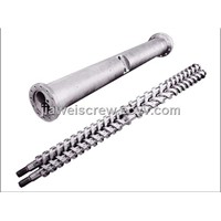Parallel double sided screw cylinder