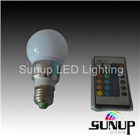 RGB 5W LED Bulb E27 E14 GU10